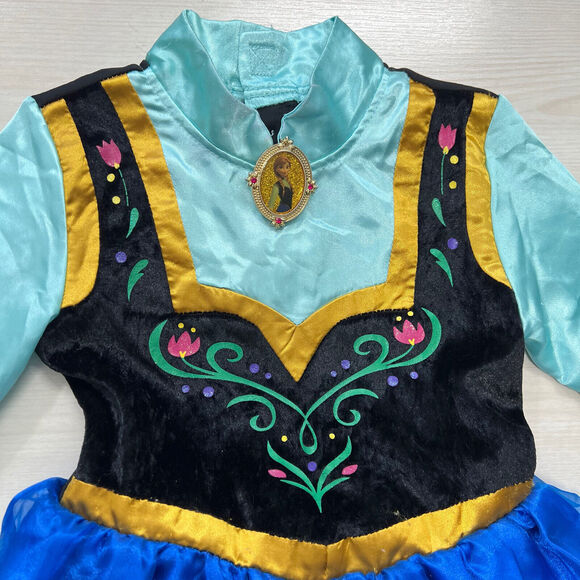 Anna Frozen Princess Costume Dress - Picture 2 of 10